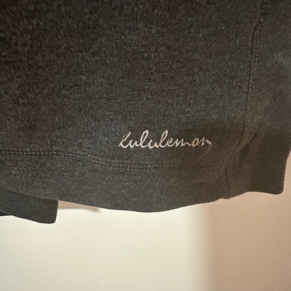 LULULEMON Charcoal Gray Savasana Blanket Wrap Jacket - Picture 2 of 3